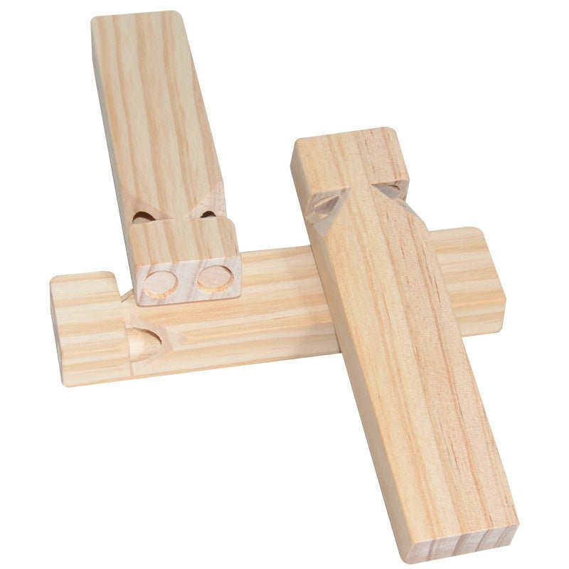 2 Holes Wooden Train Whistle - Yorkn Inc✅