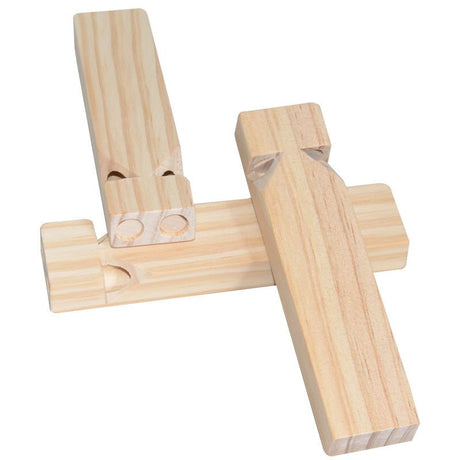2 Holes Wooden Train Whistle - Yorkn Inc✅