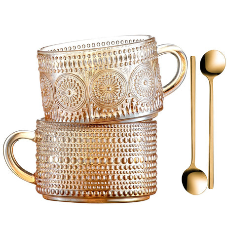 2 Pack Vintage Coffee Mugs - Yorkn Inc✅
