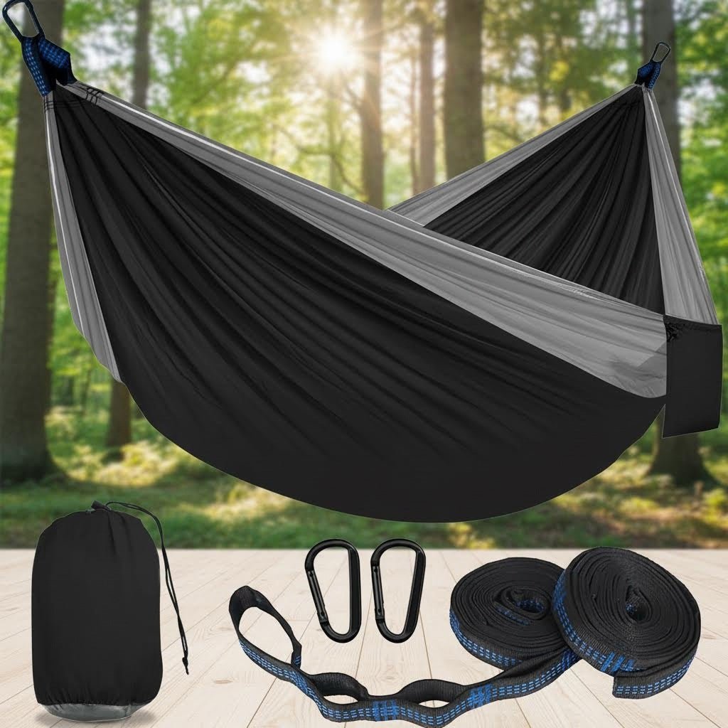 2 - person Outdoor Hammock With Strap - Yorkn Inc✅