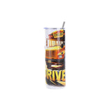 20oz Stainless Steel Straw Bottle - Yorkn Inc✅