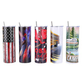 20oz Stainless Steel Straw Bottle - Yorkn Inc✅