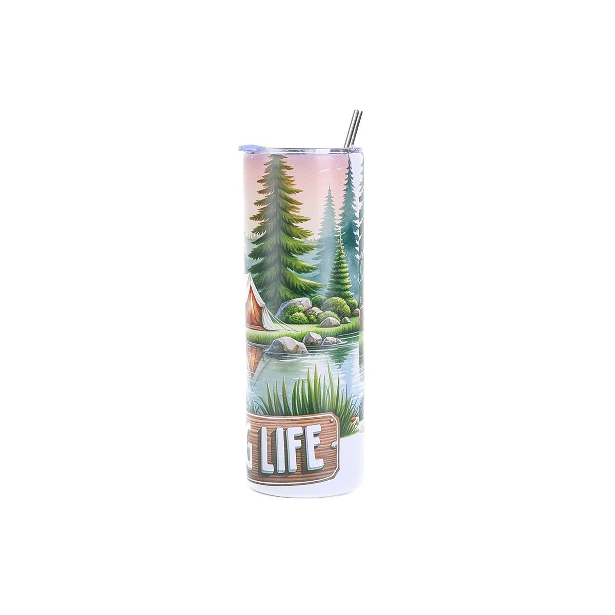 20oz Stainless Steel Straw Bottle - Yorkn Inc✅