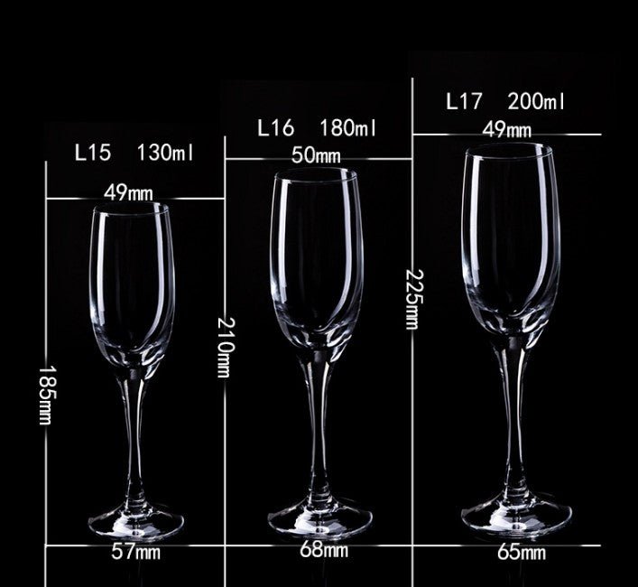 220ml Glass Champagne Flute - By Boat - Yorkn Inc✅