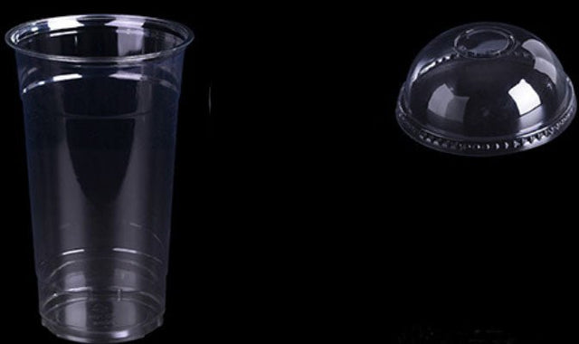 24 Oz Plastic Cup With Domed Lid - Yorkn Inc✅