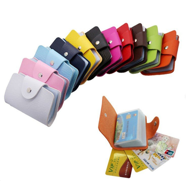 24 Slots Pu Cards Holder - Yorkn Inc✅