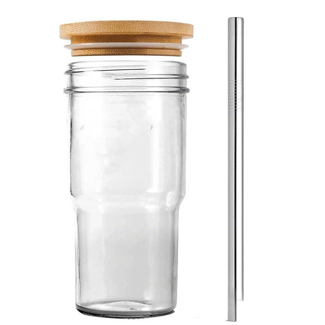 24oz Glass Straw Cup - Yorkn Inc✅