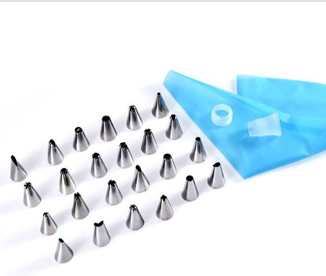 24pcs Nozzle Silicone Decoration Baking Tools Set - Yorkn Inc✅