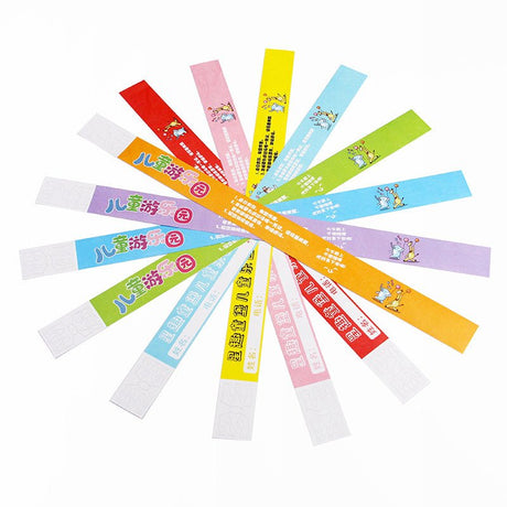 254x19mm Tyvek Paper Wristband - Yorkn Inc✅