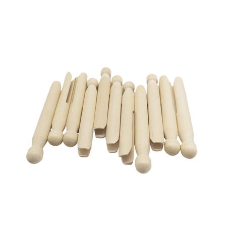 2.95" Round Wooden Clothespin - Yorkn Inc✅