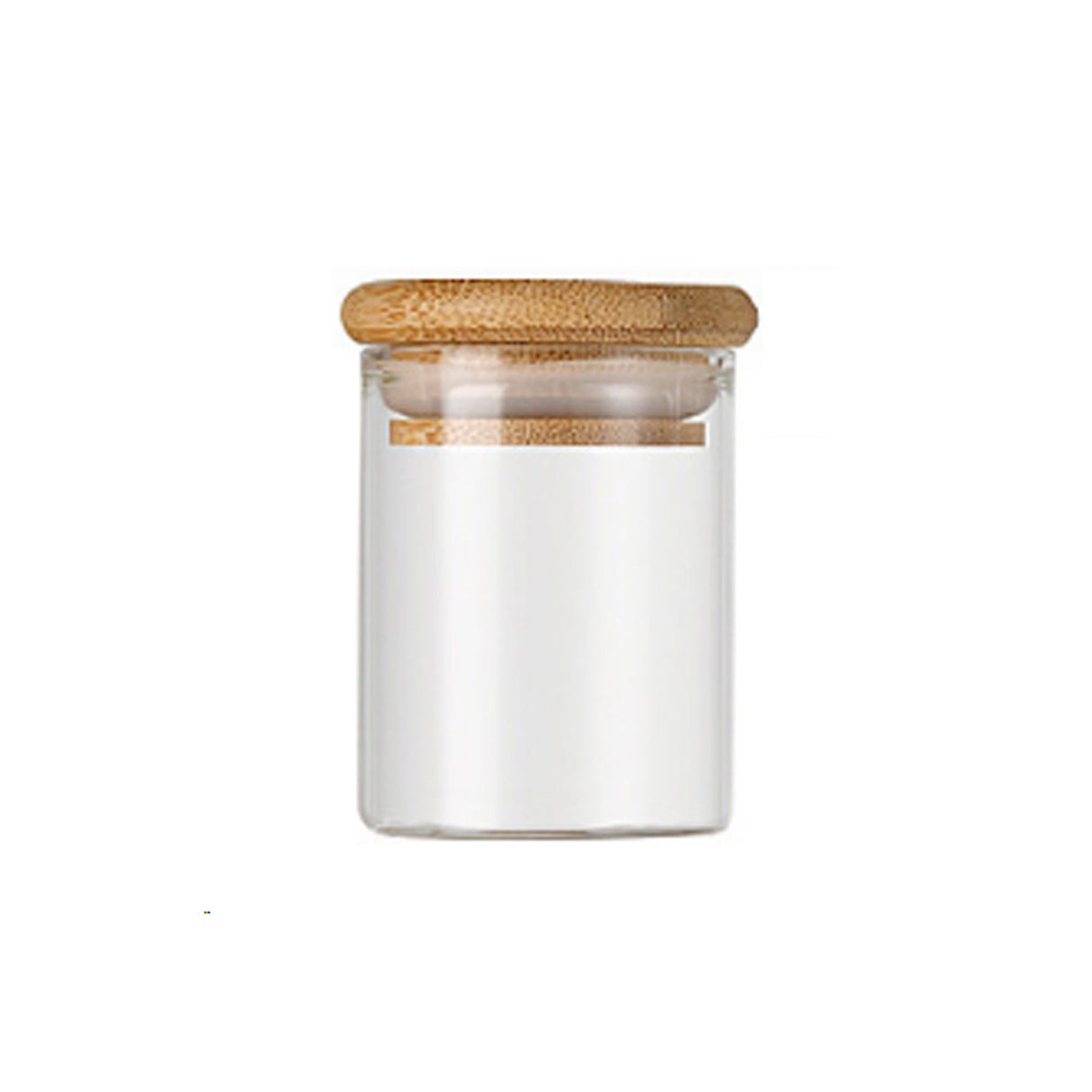 2oz Glass Spice Jars With Bamboo Lid - Yorkn Inc✅