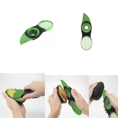 3 In 1 Avocado Slicer Kitchen Tool - Yorkn Inc✅