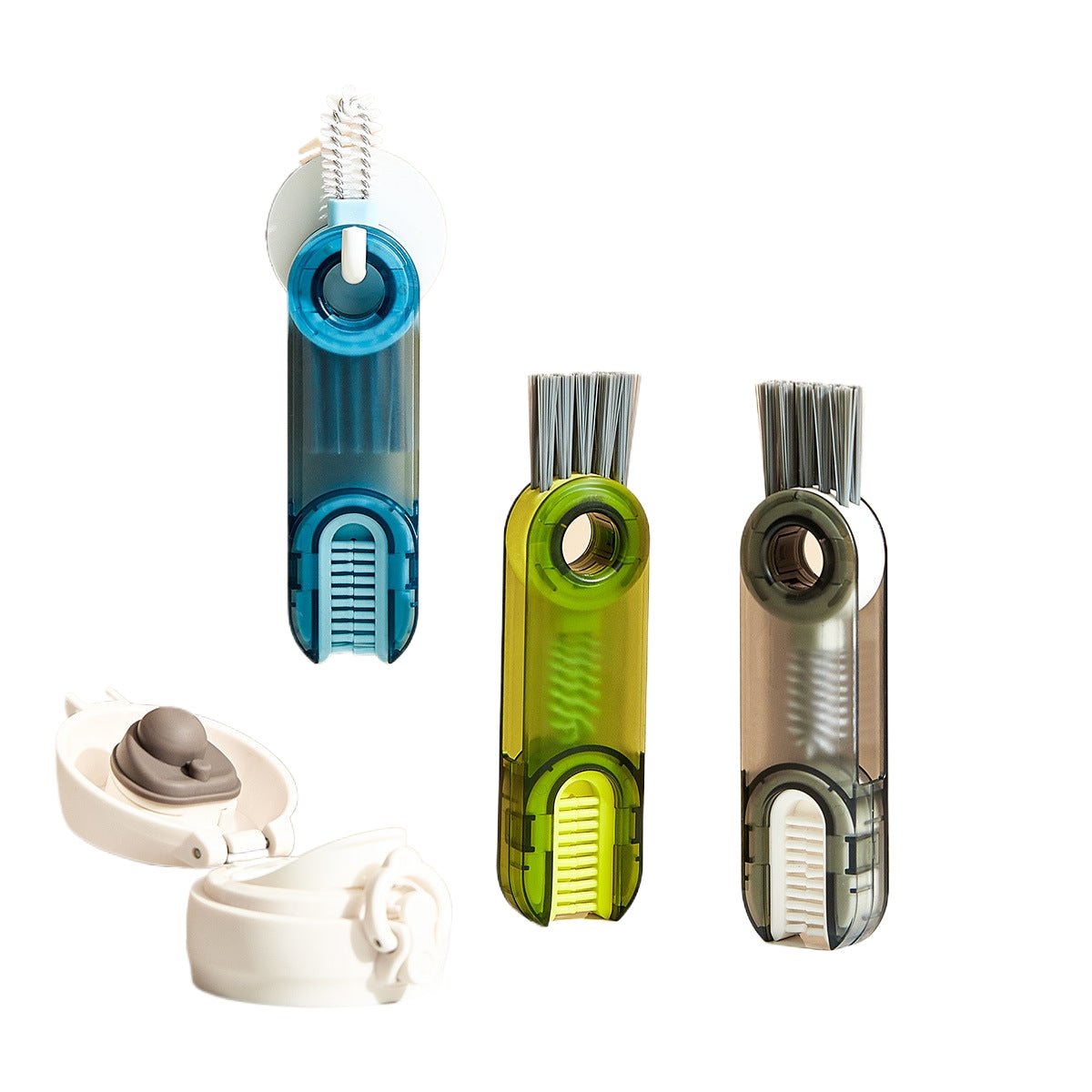 3 In 1 Cup Lid Cleaning Brush Set - Yorkn Inc✅