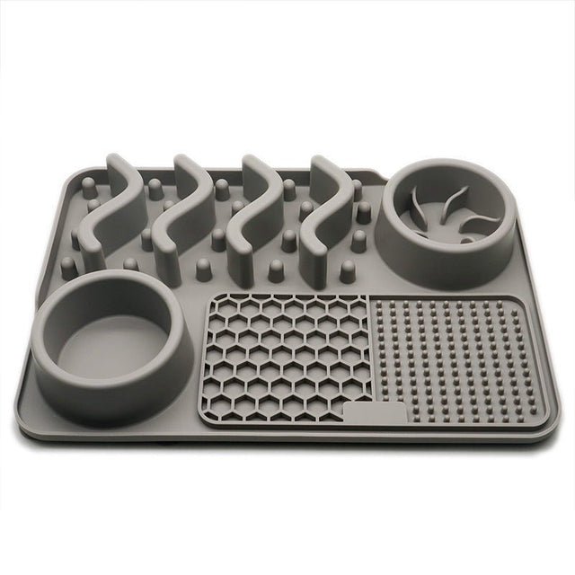 3 In 1 Silicone Pet Slow Feeding Lick Mat - Yorkn Inc✅