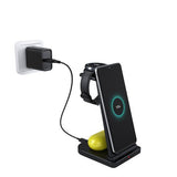 3 - in - 1 Wireless Charge 15w+wall Charger - Yorkn Inc✅