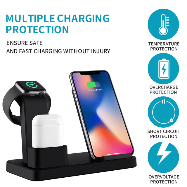 3 In 1 Wireless Charger Station - Yorkn Inc✅