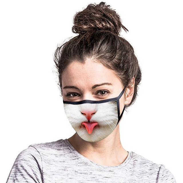 3 Layers Polyester/cotton Sublimation Face Mask - Yorkn Inc✅