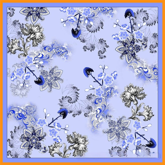 30 Inches Imitation Silk Scarf - Yorkn Inc✅