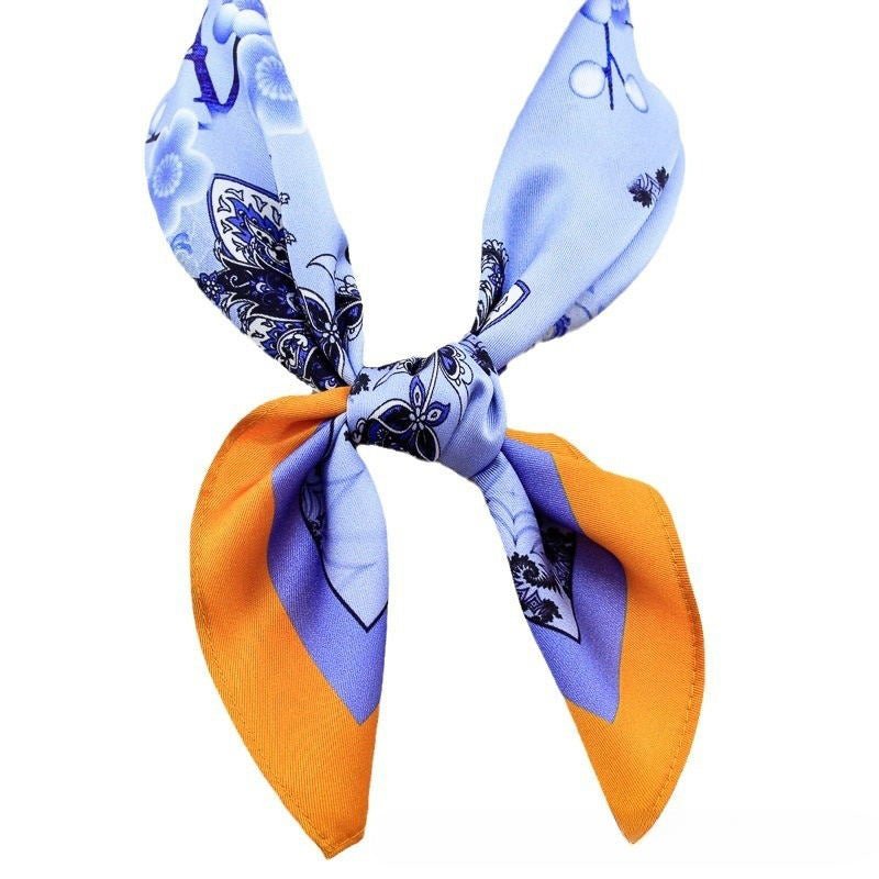 30 Inches Imitation Silk Scarf - Yorkn Inc✅