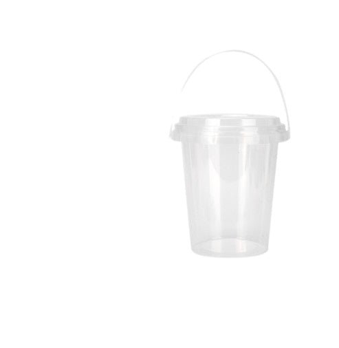 32oz Plastic Pail With Lids& Straws - Yorkn Inc✅