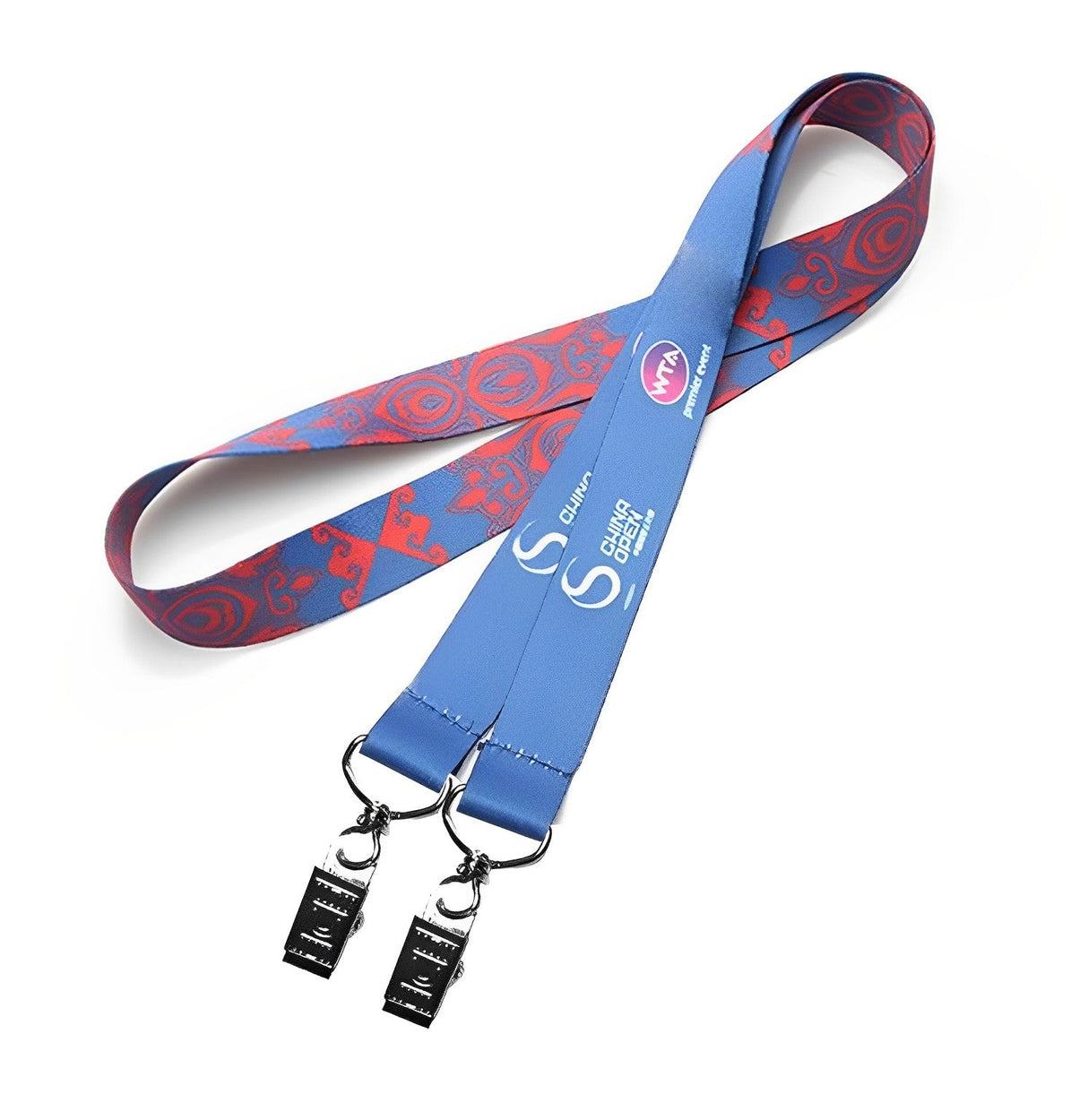 3/4" Printed Lanyards With Bull - dog Clip - Yorkn Inc✅