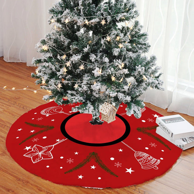 35" Christmas Tree Plush Skirt - Yorkn Inc✅