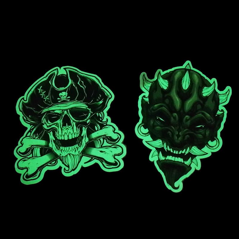 3.5x 2 Inch Glow - in - the - dark Sticker - Yorkn Inc✅