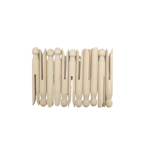 3.74" Round Wooden Clothespin - Yorkn Inc✅