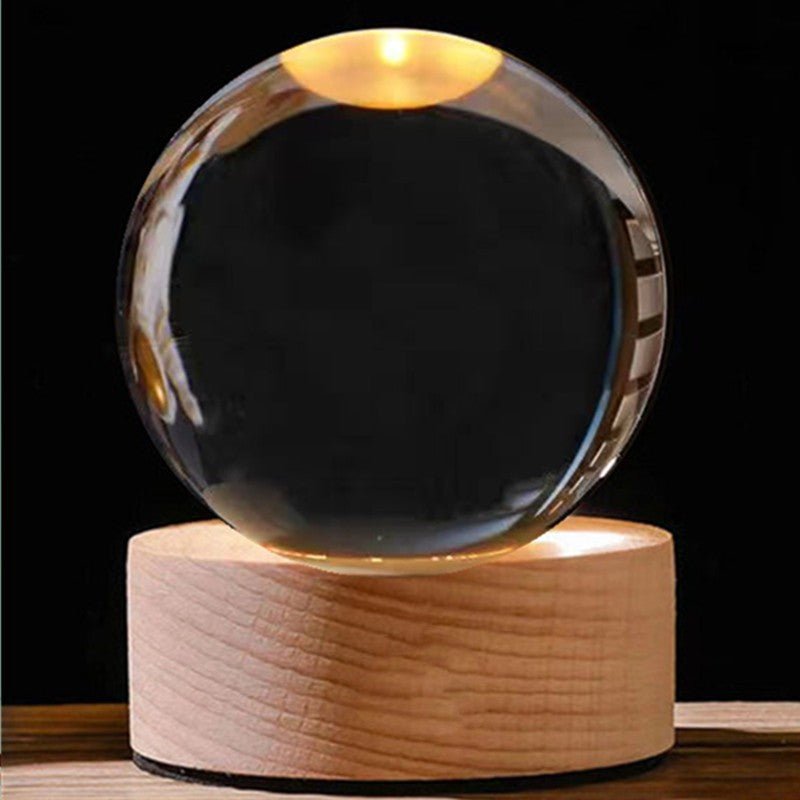 3d Galaxy Crystal Ball Night Light - Yorkn Inc✅