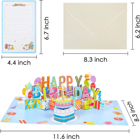 3d Musical Birthday Pop Up Card - Yorkn Inc✅