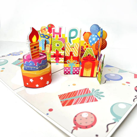 3d Musical Birthday Pop Up Card - Yorkn Inc✅