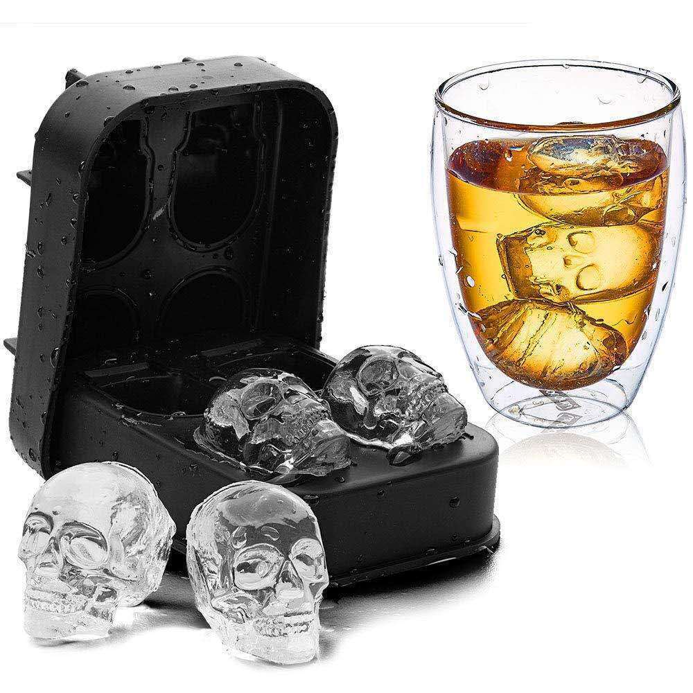 3d Skull Ice Mold Tray - Yorkn Inc✅