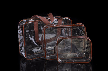 3pcs Clear Travel Bags - Yorkn Inc✅