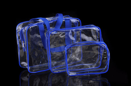 3pcs Clear Travel Bags - Yorkn Inc✅