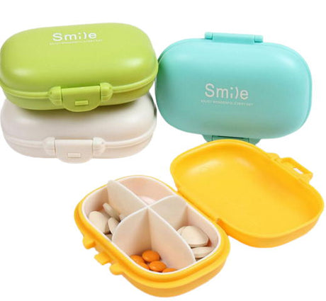 4 - cell Plastic Medicine Box - Yorkn Inc✅
