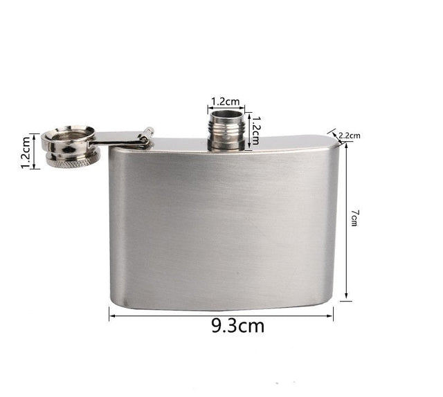4 Oz Stainless Steel Flask - Yorkn Inc✅
