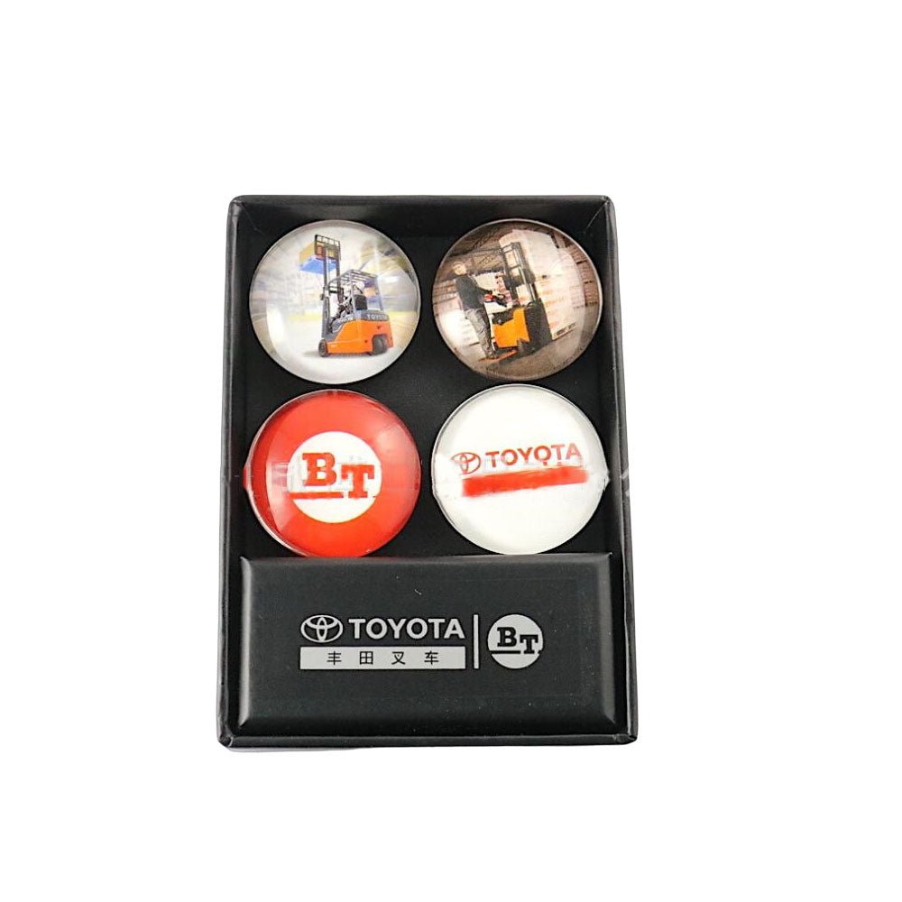 4 Pcs/pack Glass Refrigerator Magnet Sett - Yorkn Inc✅