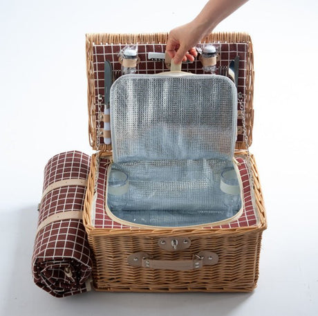 4 Persons Picnic Basket Set - By Boat - Yorkn Inc✅