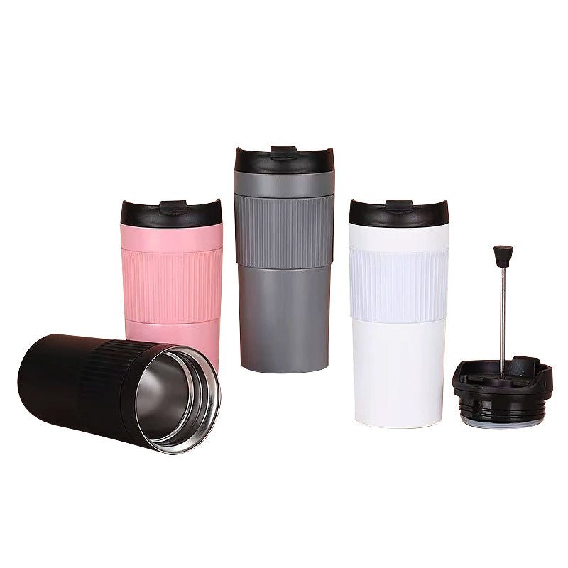 450ml Stainless Steel Insulated Travel Coffee Bottle - Yorkn Inc✅