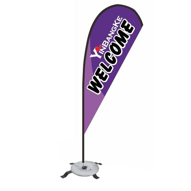 4.5m P Shape Feather Flag - Yorkn Inc✅