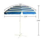 48 Inch Full Color Digital Print Beach Umbrella Including Base - Yorkn Inc✅