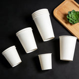 4oz Disposable Coffee Paper Cup With Lid - Yorkn Inc✅