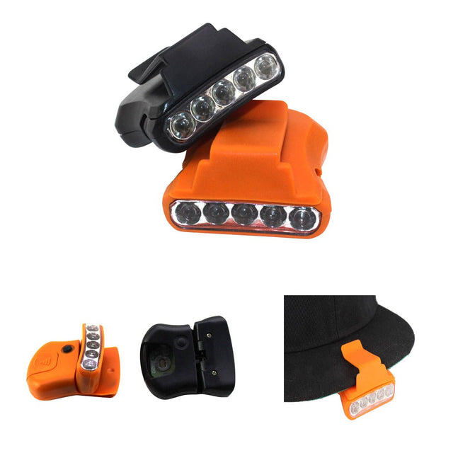 5 Led Clip On Cap & Hard Hat Light - Yorkn Inc✅