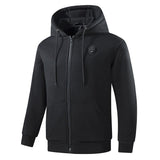 5 Zone Heating Zipper Hoodie With Lighting - Yorkn Inc✅