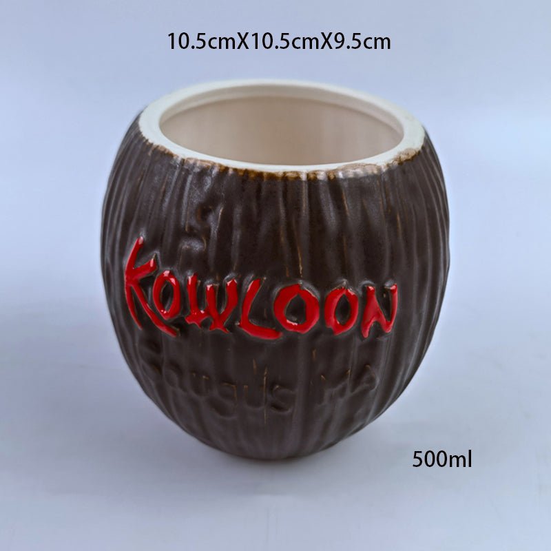 500ml Ceramic Hawaiian Wine Glass - Yorkn Inc✅