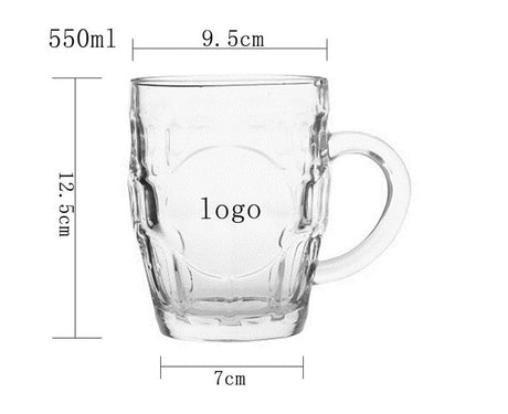 550ml Glass Cup - Yorkn Inc✅