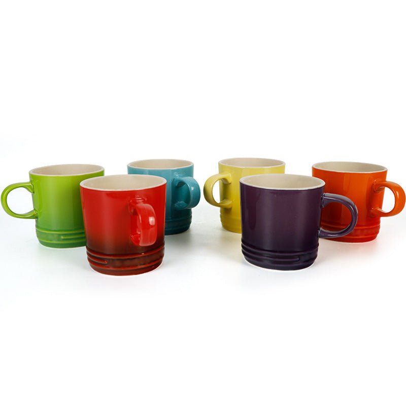 6 - pc Ceramic Mugs Set - Yorkn Inc✅