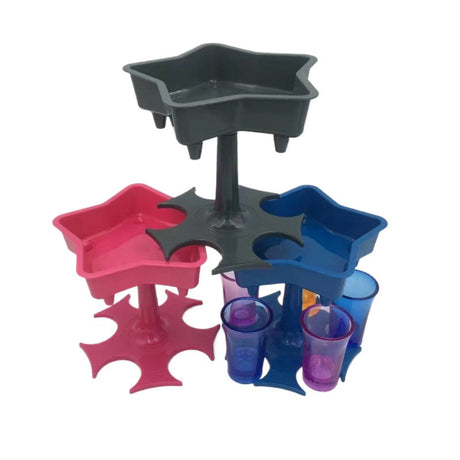 6 Shot Glass Dispenser And Holder - Yorkn Inc✅
