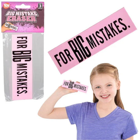 6" X 0.7" Jumbo Big Mistake Eraser - Yorkn Inc✅