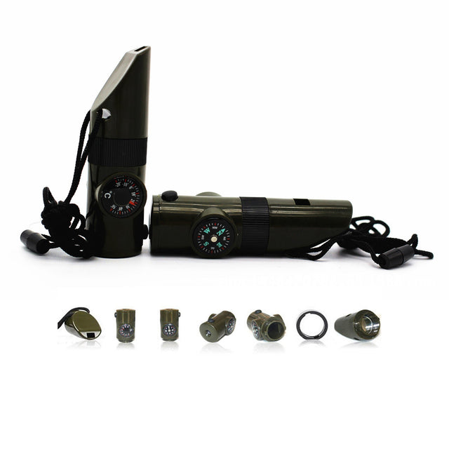 7 In 1 Survival Whistle Lanyard - Yorkn Inc✅